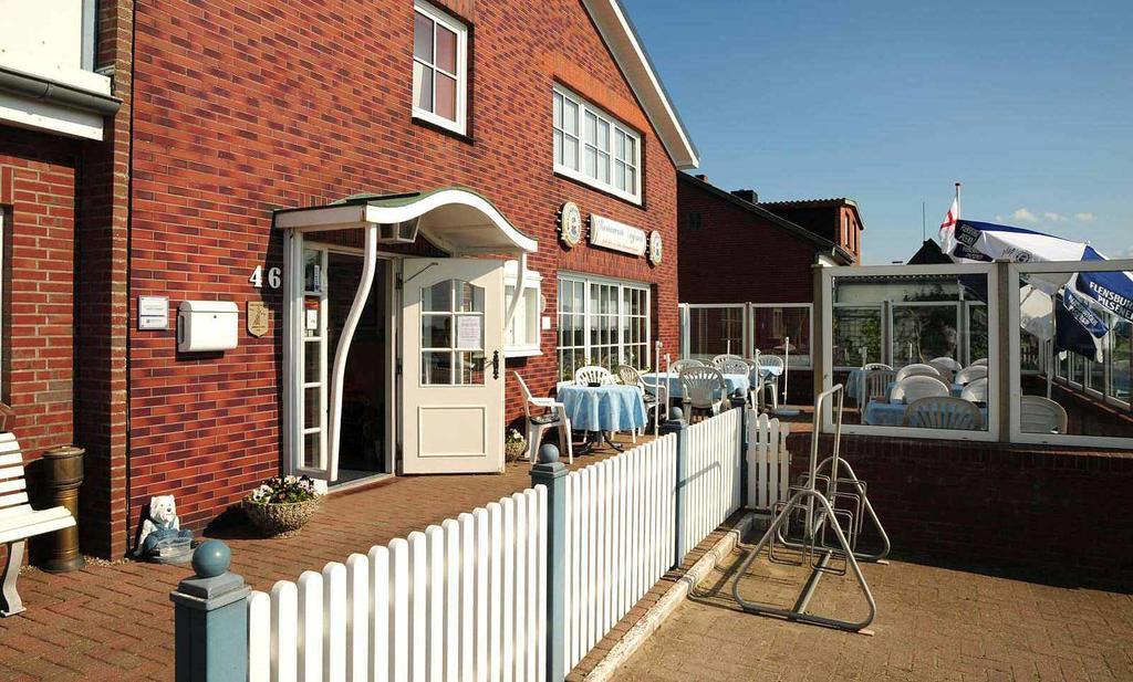 Hotel-Restaurant England Nordstrand Exterior foto